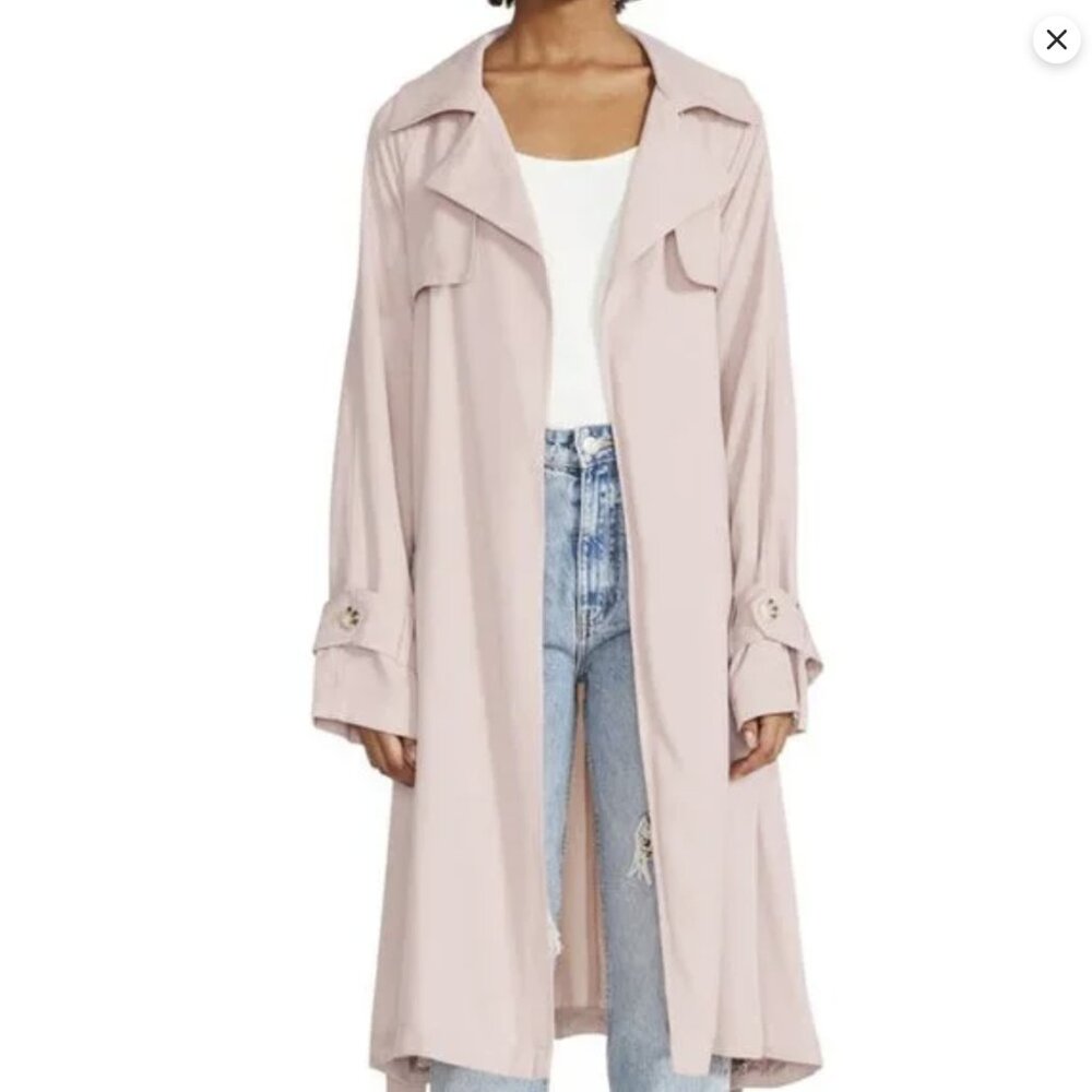 THE TRENCH CULTURE COAT - BB DAKOTA BY STEVE MADDEN Size XS